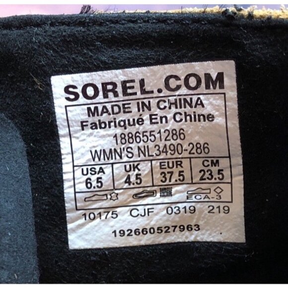 Sorel Joan Of Arctic Wedge II Waterproof Buckle Boots Booties Womens 6.5 (b8k) - Picture 10 of 10